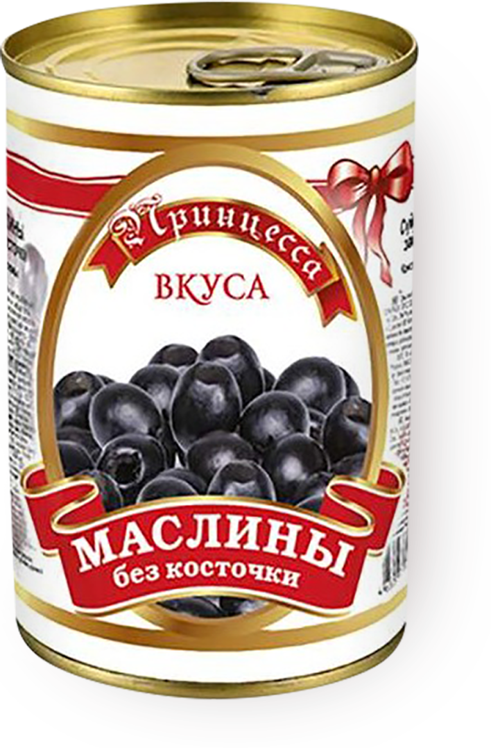 Маслины без косточки "Принцесса вкуса", 12 шт. по 300мл