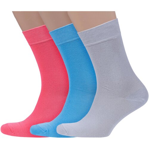 фото Носки носкофф, 3 пары, размер 25-27, мультиколор