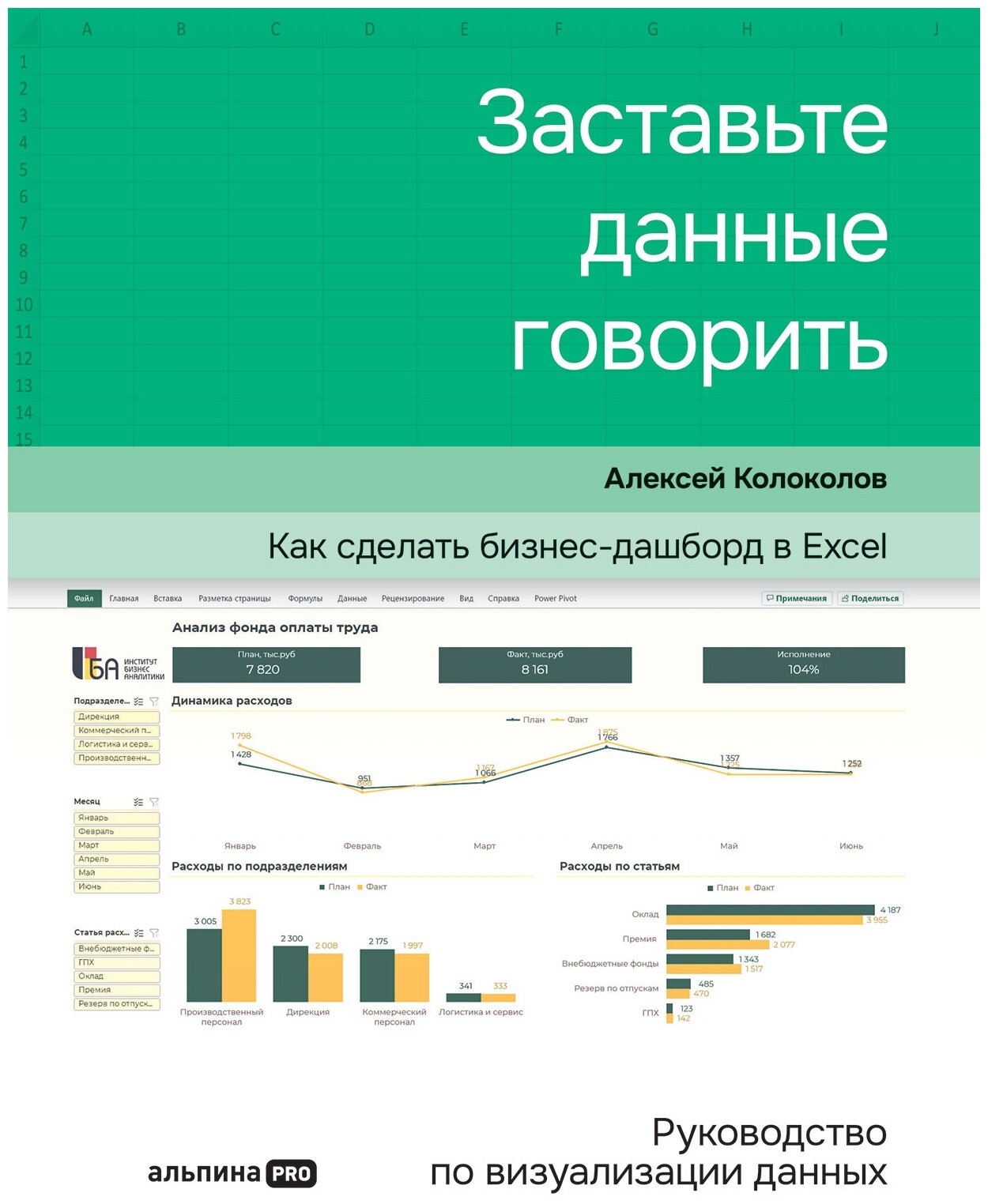 Колоколов А. "Заставьте данные говорить : Как сделать бизнес-дашборд в Excel. Руководство по визуализации данных"