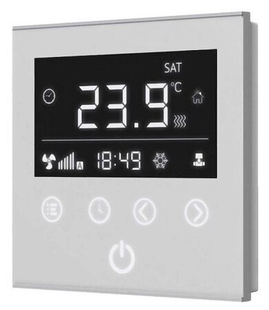 фото Varmann Настенный электронный программируемый регулятор Varmann Vartroniс для конвекторов с вентилятором (белый 703202)