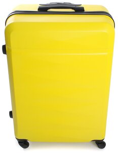 Фото Пластиковый чемодан S, желтый