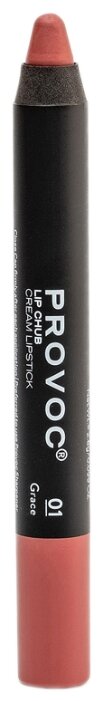 Купить Provoc Помада-карандаш для губ Lip Chub, оттенок 01 Grace по низкой цене с доставкой из Яндекс.Маркета (бывший Беру)