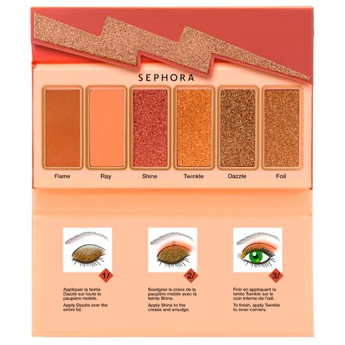 фото Sephora палетка теней flash