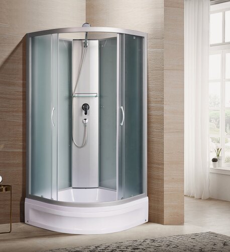 Изображение товара Душевая кабина River NARA Б/К 90/24 MT 90x90 стекла матовые, профиль хром (10000000717)