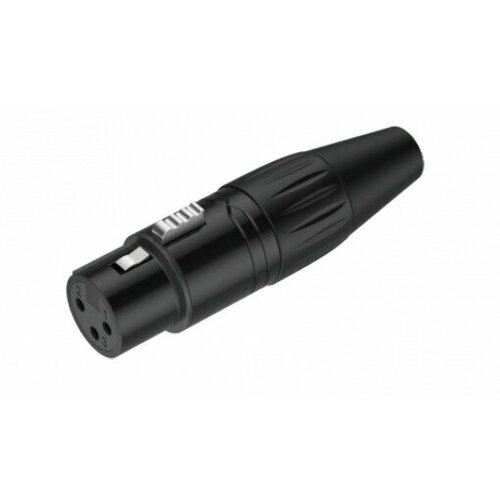 eco rx004f black разъем cannon кабельный мама 3 х контактный цвет черный ROXTONE RX3FP-BT Разъем cannon кабельный, мама 3-х контактный. цвет: Черный Standart