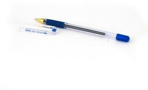 MunHwa Ручка шариковая MC Gold, 0.5 мм (BMC-01/02/03/04/10/12), BMC-02, cиний цвет чернил, 1 шт. - фотография № 11