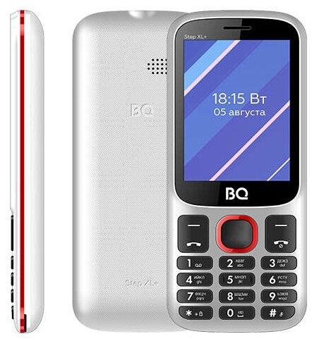 Мобильный телефон BQ 2820 Step XL+ White+Red (86183788)