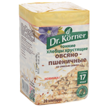 Хлебцы овсяно-пшеничные Dr. Korner со льном и кунжутом 100 г - изображение