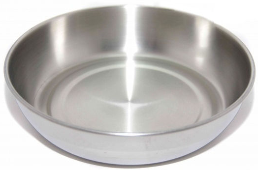 фото Миска из нержавеющей стали Амет Классика универсальная, диаметр 16см объем 0.5л / салатник для кухни