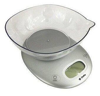 Кухонные весы DELTA KCE-34 до 5 кг серебро