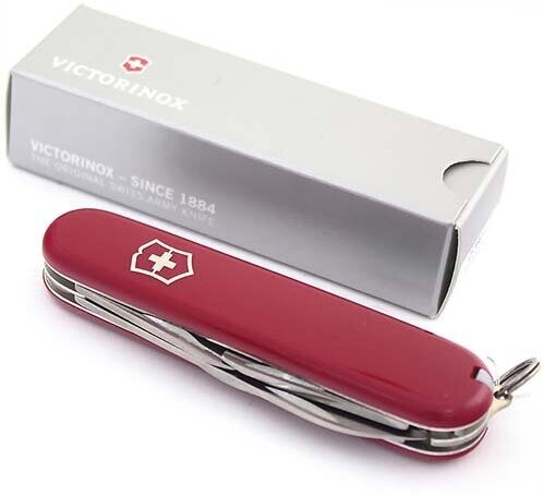 Нож перочинный Victorinox MiniChamp (0.6385) 58мм 17функций красный - фото №19