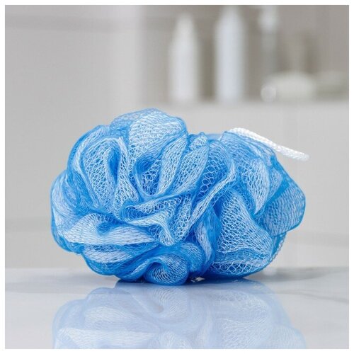 Мочалка для тела Градиент 40 гр цвет голубой 300₽