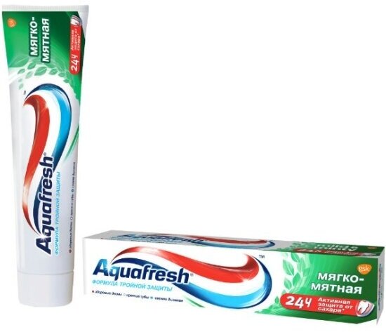 Зубная паста Aquafresh Мягко-Мятная, 100 мл