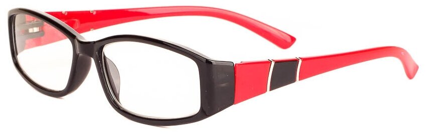 Готовые очки для чтения черные с диоптриями +3.50 футляр