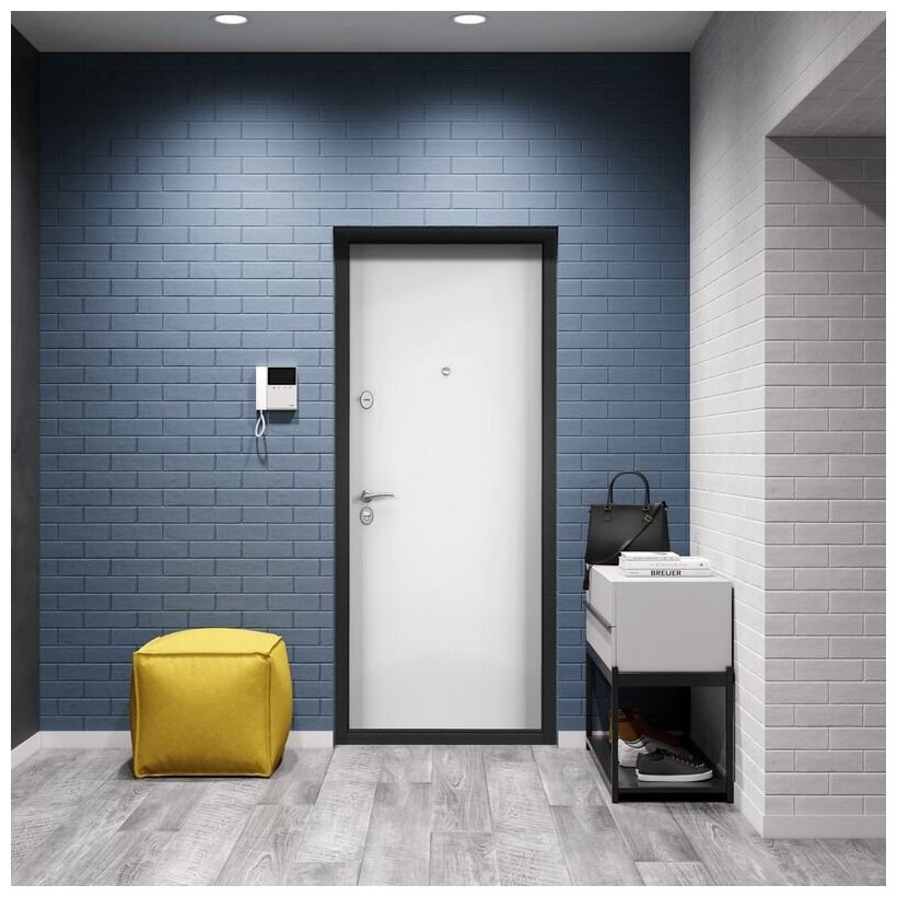 Дверь входная Torex для квартиры X3F 860х2050, левый, тепло-шумоизоляция, антикоррозийная защита, замки 3-го класса защиты, черный/белый - фотография № 4