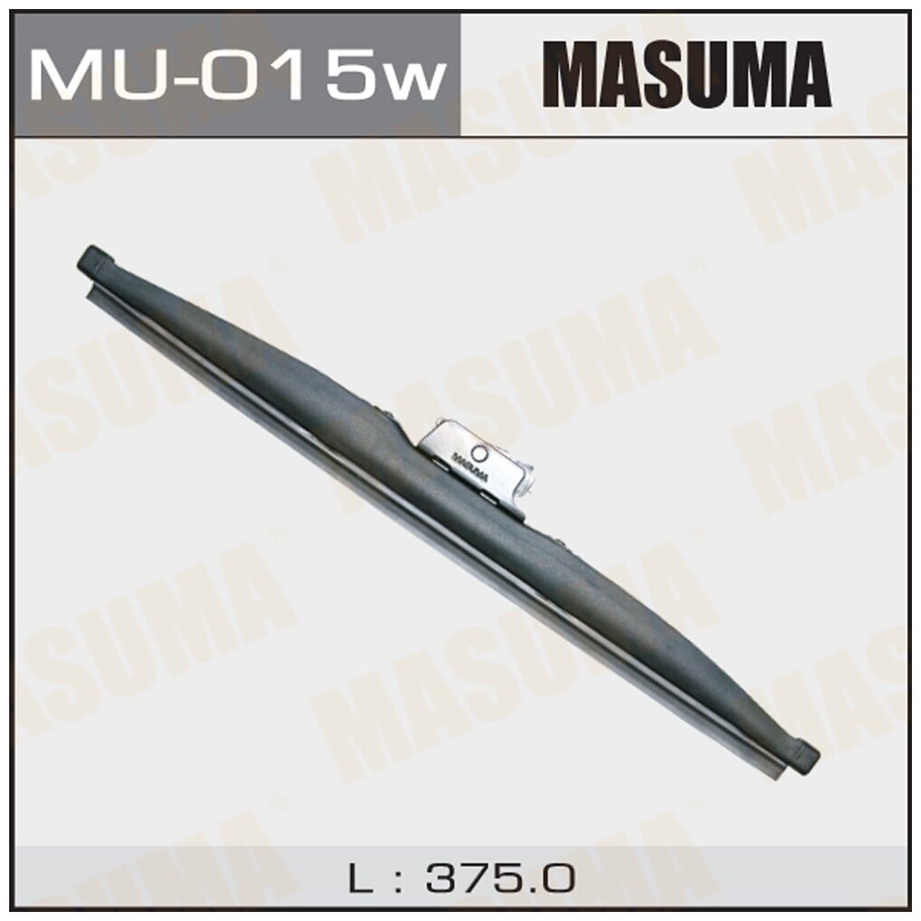 Щетка стеклоочистителя зимняя MASUMA 15"/375 мм Nano Graphite крюк