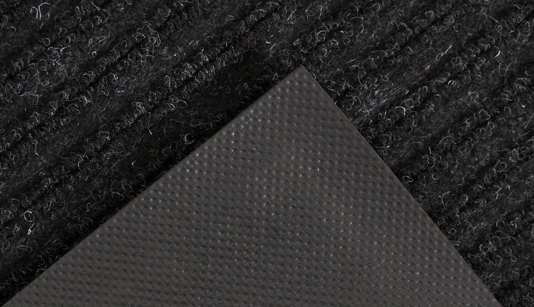 Коврик придверный влаговпитывающий, ребристый, Стандарт, размер 40х60 см, цвет черный - фотография № 3