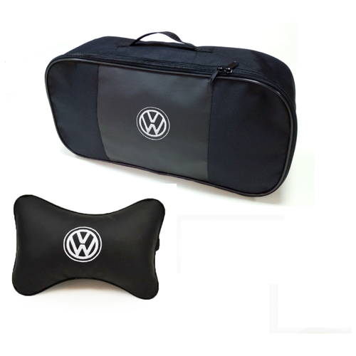 фото 67760 подарочный набор:сумка для набора то, подушка на подголовник volkswagen auto premium