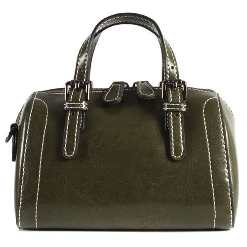 фото Сумка кросс-боди meyninger, натуральная кожа, зеленый