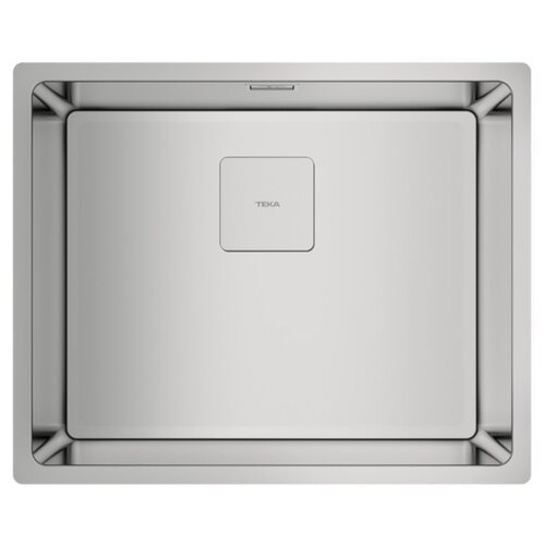 Интегрированная кухонная мойка 44х54см, TEKA Flexlinea RS15 50.40, полированное нержавеющая сталь/полированная мойка teka flexlinea rs15 50 40 sq полированная