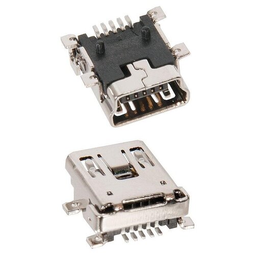 Connector / Разъем USB Mini B, монтаж на плату, SMT, 5 пин