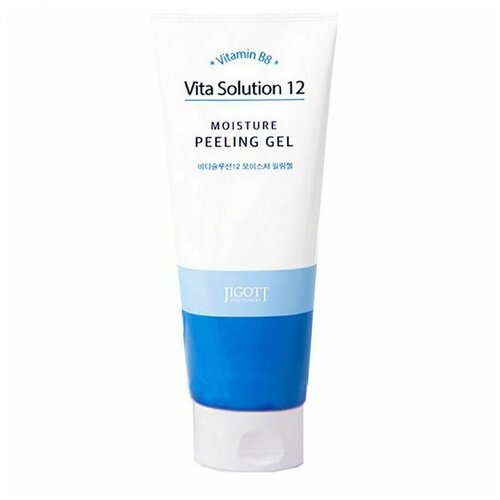 JIGOTT, Пилинг-гель для лица Vita Solution 12 Moisture Peeling Gel, 180 мл. jigott увлажняющий пилинг гель для лица vita solution 12 moisture peeling gel 180 мл