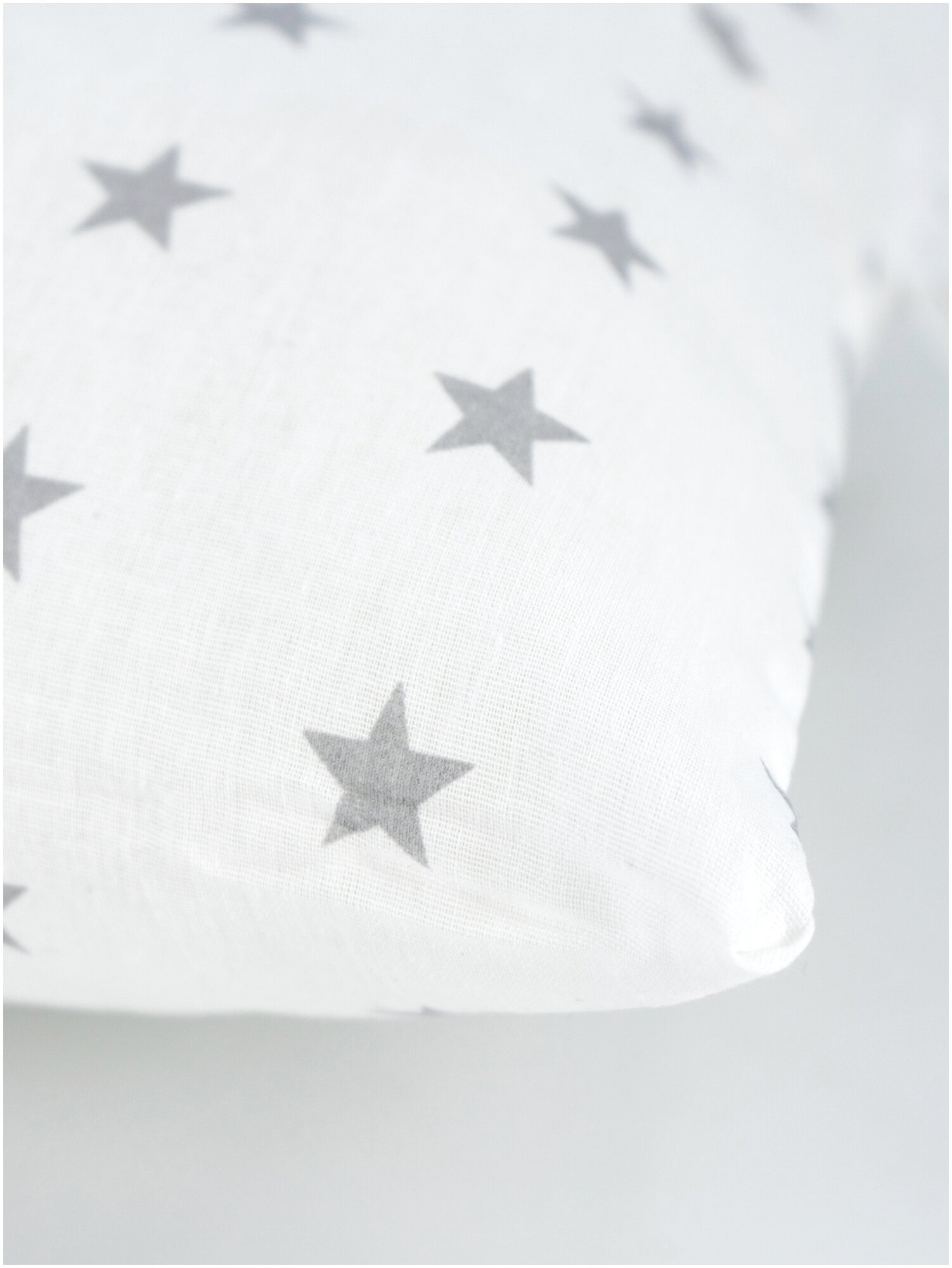 Про Сон Подушка детская 40х60 см с хлопковой наволочкой Звезды на белом - фотография № 2