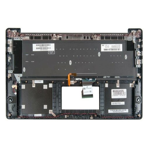 Клавиатура для ноутбука Asus N501JW с топкейсом чёрный с подсветкой без крепления под HDD 90NB0873-R32RU0 4800₽