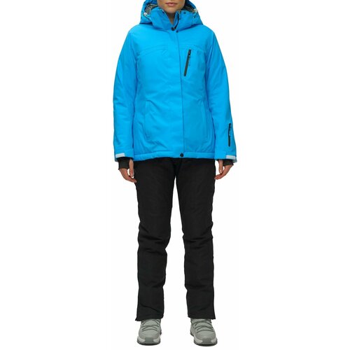 Комплект с брюками  для сноубординга, зимний, силуэт полуприлегающий, утепленный, водонепроницаемый, размер 42, синий