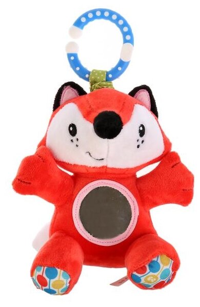 Подвесная игрушка Fisher-Price Лиса (GH73091) красный/голубой