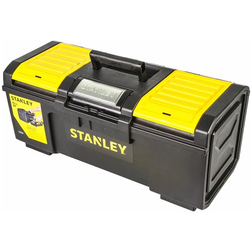 Ящик для инструмента Stanley 280х257х593 мм, пластик, цвет чёрный/жёлтый