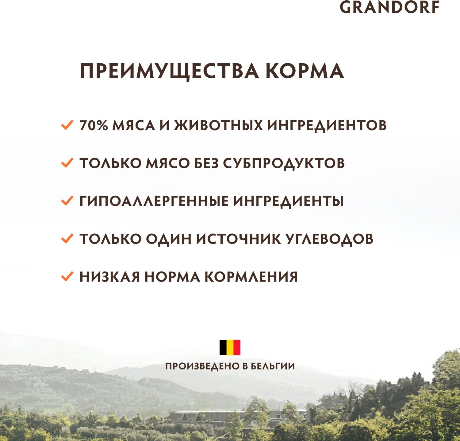 Сухой низкозерновой корм Grandorf для котят, с ягненком и индейкой, 400 гр - фотография № 10