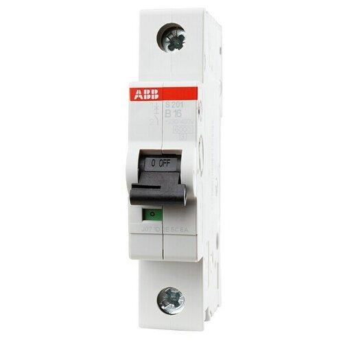 Выключатель автоматический 1-полюсной SH201 B 16 2CDS211001R0165 .