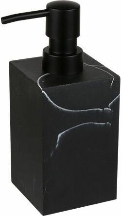 Дозатор для жидкого мыла PERFECTO LINEA Marble черный (35-000011)