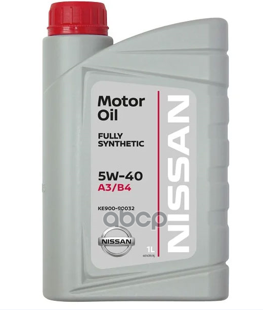 NISSAN Ke90090032_масло Моторное 5W40 Motor Oil (1L)! (Синт.) Api Sl/Cf, Acea A3/B4