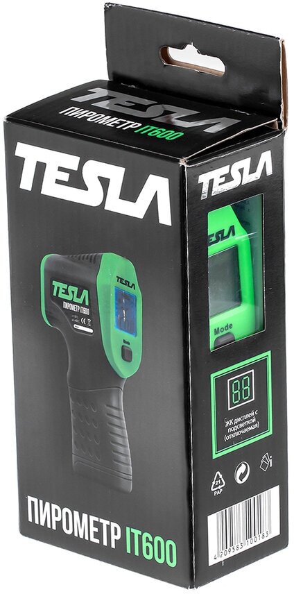 Пирометр (бесконтактный термометр) Tesla IT600 - фотография № 14