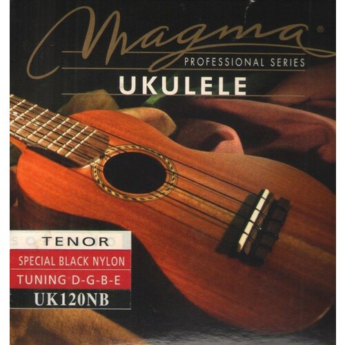 Комплект струн для укулеле тенор Magma Strings UK120NB magma strings uk100nft струны для укулеле сопрано традиционный строй 1 b 2 f 3 d 4 a серия