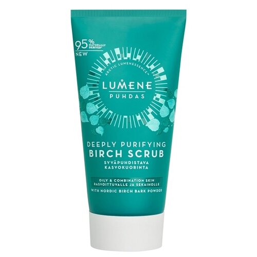 Lumene скраб для лица Puhdas Deeply Purifying Birch Scrub, 75 мл