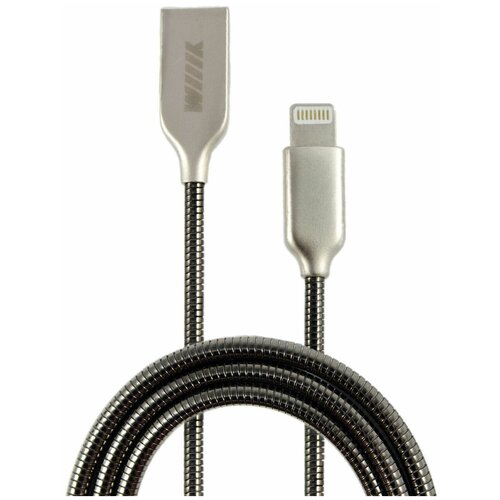 WIIIX CB850-U8-Z-10B Кабель-переходник USB-Lightning черный цинк (CB850-U8-Z-10B) 1м АТ-00000006