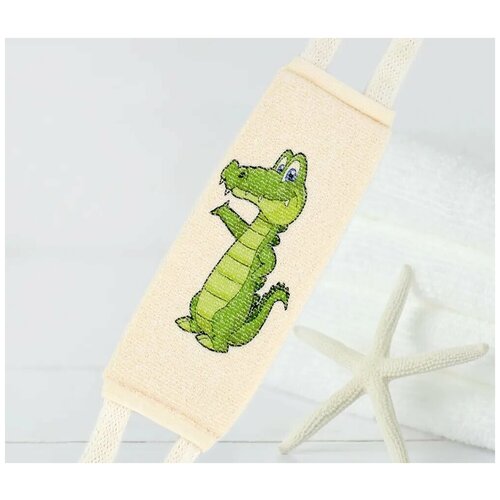 Мочалка детская мягкая массажная