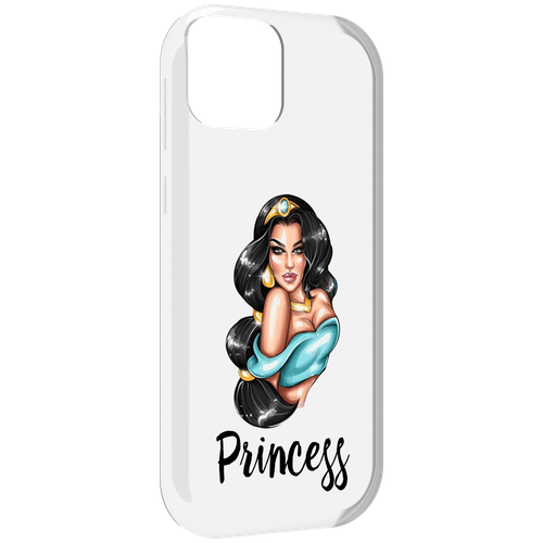 Чехол MyPads Принцесса-Жасмин женский для UleFone Note 6 / Note 6T / Note 6P задняя-панель-накладка-бампер
