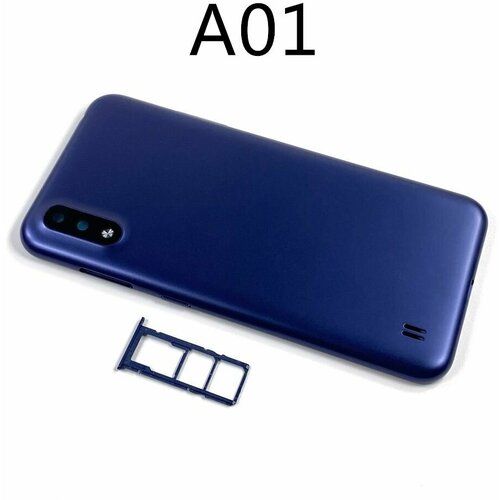 Сим лоток / Держатель сим карты / Контейнер SIM / sim holder SIM для Samsung A015F / M015F ( A01 / M01 ) Синий