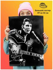 Постер плакат Presley Elvis Элвис Пресли