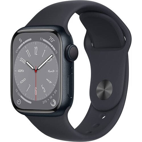 Смарт-часы Apple Watch Series 8 A2770 41мм OLED LTPO темная ночь MNP53ZPA 5719500₽
