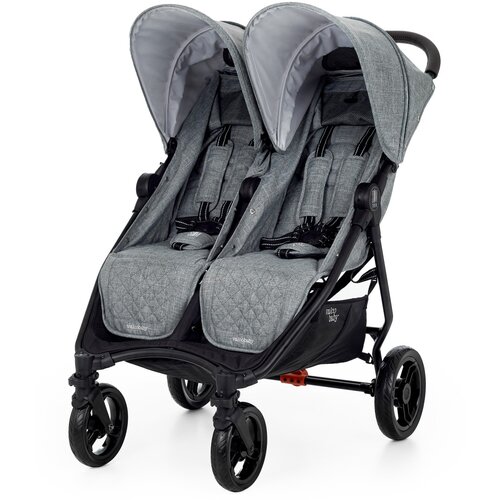 фото Коляска прогулочная для двойни valco baby slim twin tailormade/charcoal