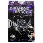 Danko Toys Набор алмазной вышивки Diamond Art Совы на ветке (DAR-01-03) - изображение