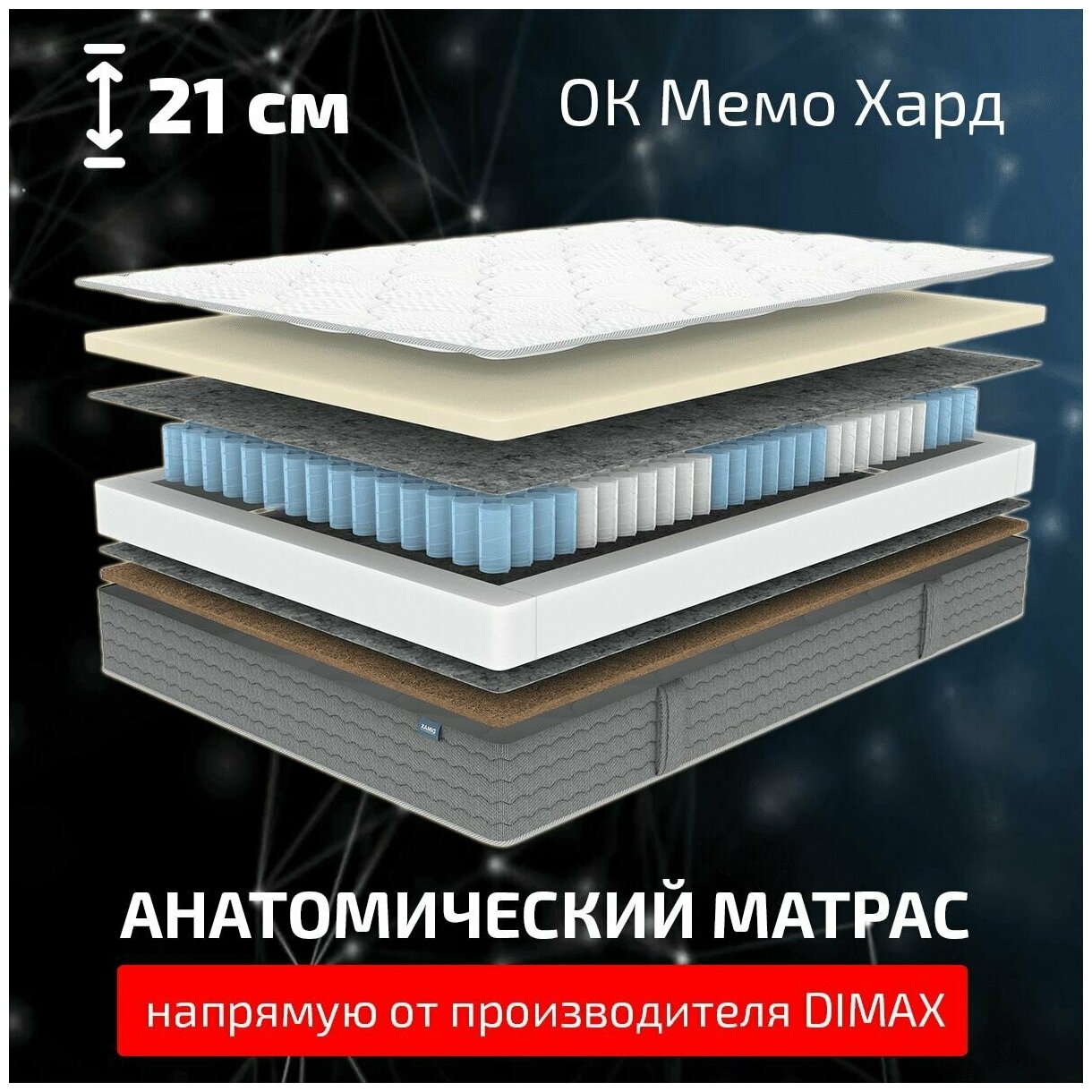 D3 Ok Мемо Хард 80x200