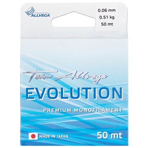 фото Монофильная леска allvega evolution прозрачный 0.06 мм 50 м 0.51 кг