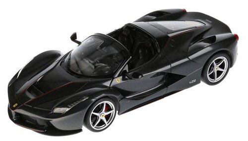 Легковой автомобиль Rastar Ferrari LaFerrari Aperta 75800, 1:14, 33 см, черный