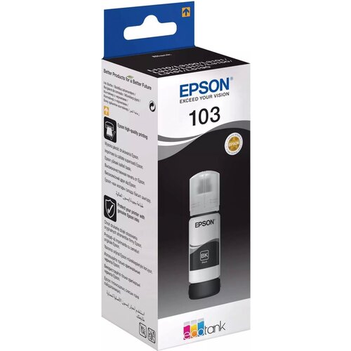 чернила epson t00s24a для l3100 3101 3110 3150 3151 синий Чернила Epson C13T00S14A, 4500 стр, черный